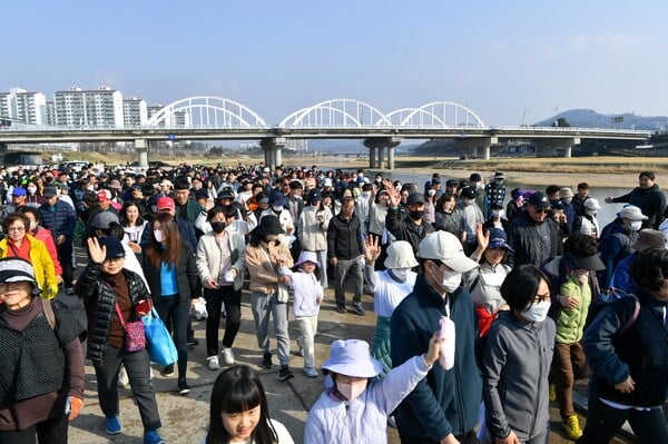 영주시, 시민 건강걷기대회로 봄을 만끽하다