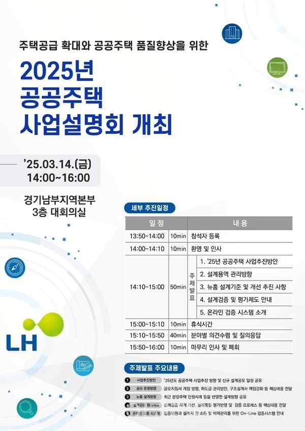 LH, 2000억원 규모 ‘공동주택 건축설계’ 공모 추진