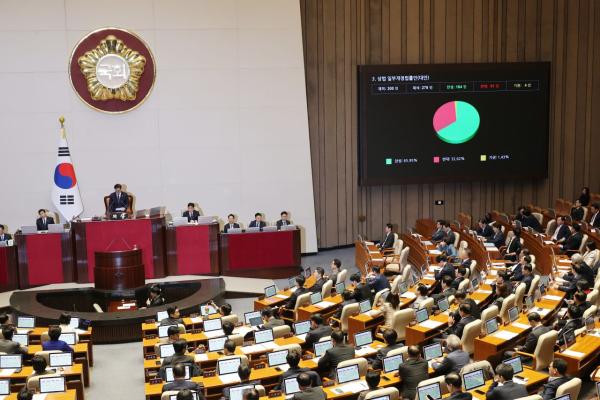 '상법 개정안' 국회 본회의 통과…與 "거부권 행사 건의"(상보)