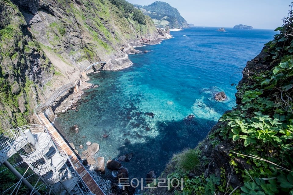 울릉도 가두봉 울릉도 행남해안산책로/사진-경북도