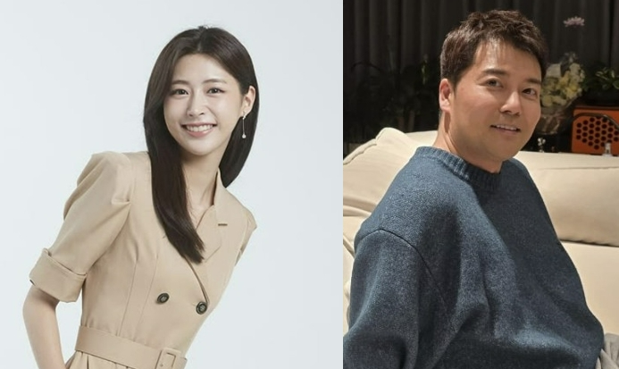 홍주연(왼쪽) KBS 아나운서와 아나운서 출신 방송인 전현무. 인스타그램 캡처