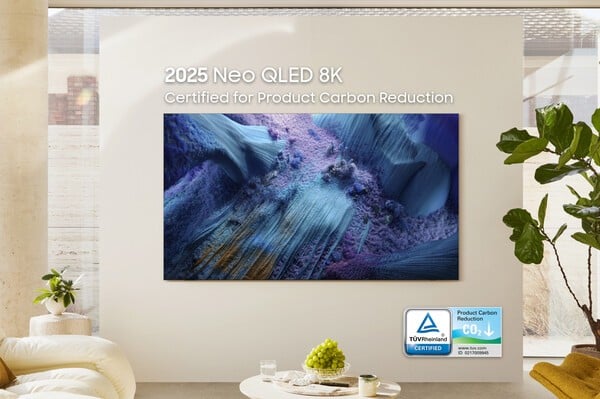 삼성 네오 QLED 8K·네오 QLED, 5년 연속 '탄소저감' 인증