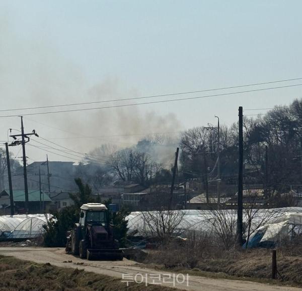 산림당국 경기 화성 산불  발생 26분만에 진화완료