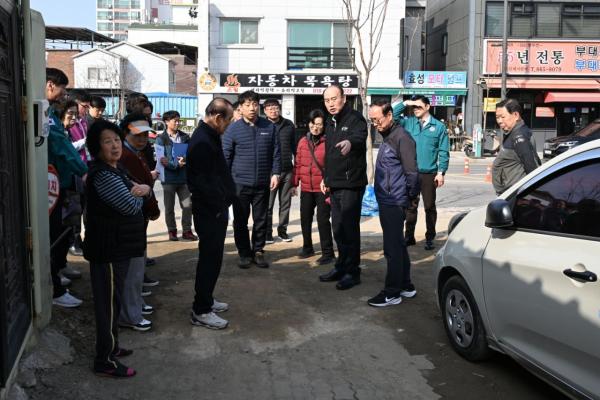 박형덕 동두천시장, 봄철 맞이 현장 중심 소통행정 펼쳐