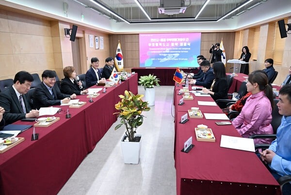 안산시·몽골 우부르항가이주, 우호협력도시 협약