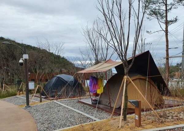 우이동 가족 캠핑장 전경(사진제공=강북구청)