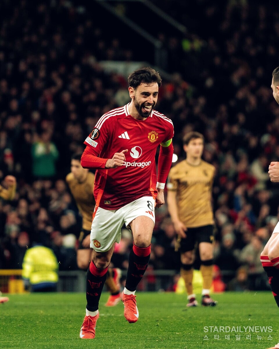 Bruno Fernandes ⓒManchester United Official SNS