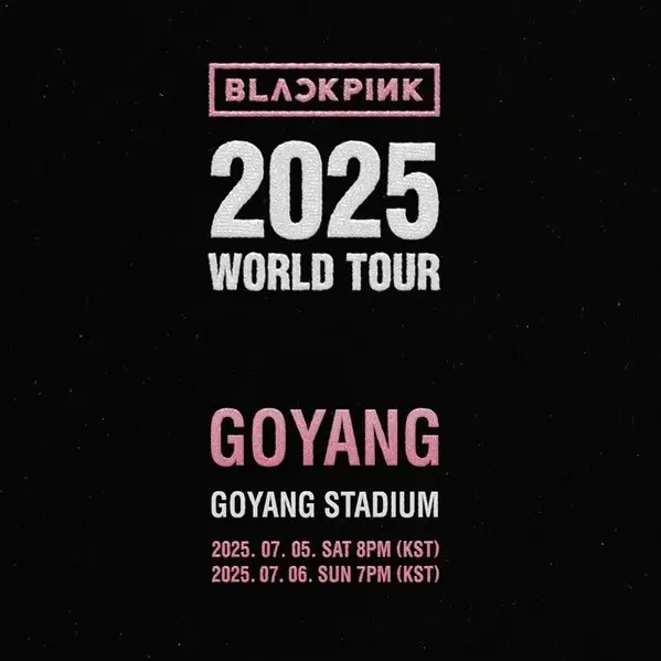 YG Entertainment Concert Poster