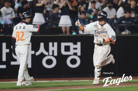 '미쳤다, 한화 타선' 채은성 5타점+이도윤 4타점, 파죽의 5연승+엄상백 '드디어' 첫 승 감격