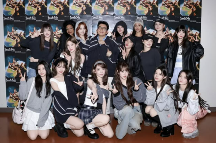 방시혁, 르세라핌→아일릿 등 소속 걸그룹과 한자리 포착…뉴진스는 빠져