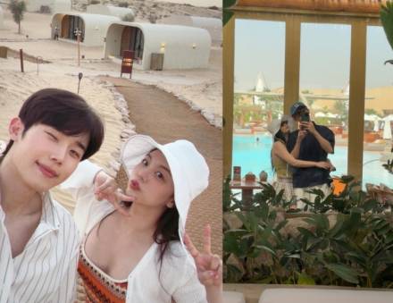에일리♥최시훈, 사막서 신혼여행…”정말 낭만적”