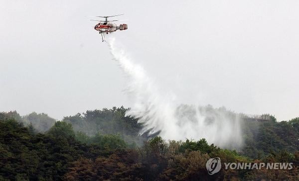 산림청 "대구 함지산 재발화 산불 진화완료"