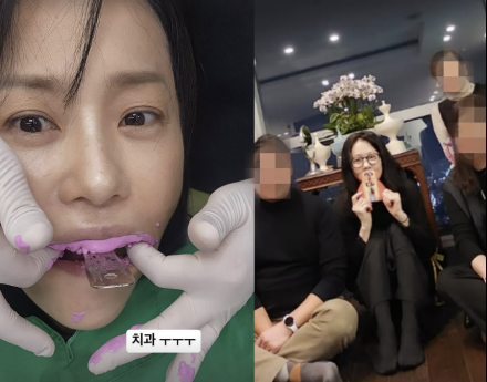 고현정, 스타 내려놓은 소탈 일상…치과 치료→가족 공개 행보