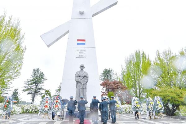 횡성군 “6·25 네덜란드 참전용사 희생 잊지 않겠다”