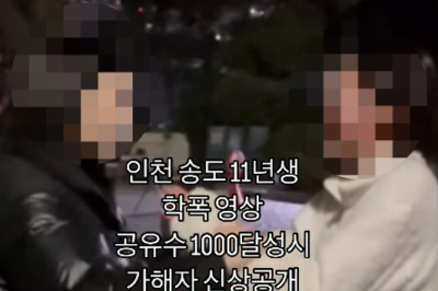 “그만해줘” 애원에도 뺨 때려…‘인천 송도 학폭’ 영상 경찰 수사
