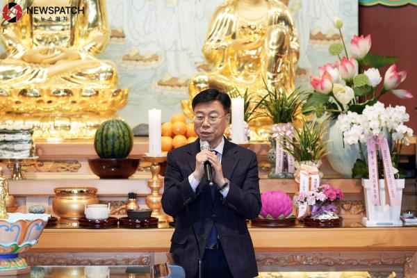 신상진 성남시장, 부처님 오신 날 사찰 방문