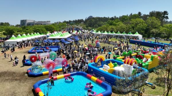 해남공룡대축제, 황금연휴 12만8000명 몰려 대성황