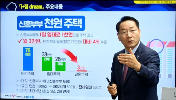 유정복 인천시장, '400개 공약' 이행률 올해 60% 달성 목표