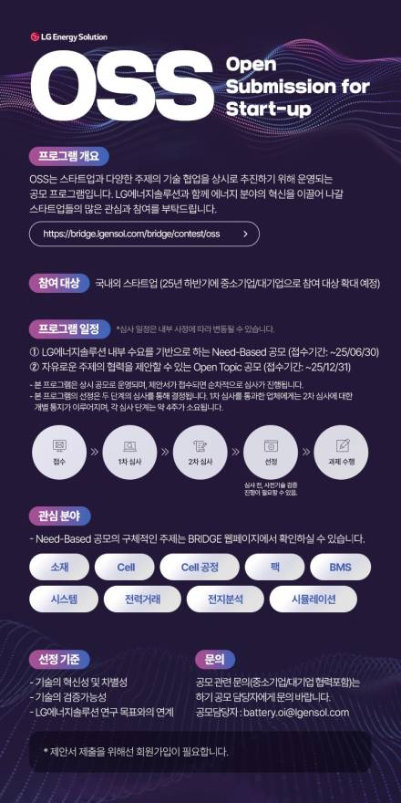 스타트업에 손 내민 LG에너지솔루션, '오픈 이노베이션' 생태계 강화