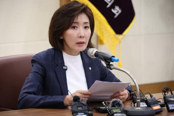 나경원 "홍준표·한동훈·한덕수 함께하자...내부총질 백해무익"