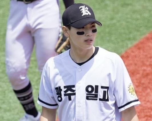 미국프로야구 메이저리그(MLB) 텍사스 레인저스에 입단하는 김성준. 연합뉴스