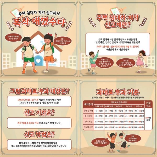 "폭삭 애꼈수다"…은평구, 임대차 계약 신고 지연 내달부터 과태료
