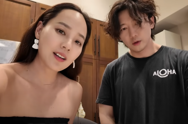 그룹 ‘S.E.S.’ 출신 배우 유진(왼쪽)과 남편인 배우기태영. 유튜브 채널 ‘유진VS태영’ 캡처