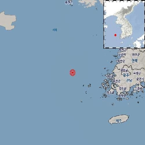 기상청 "전남 흑산도 북서쪽 바다, 규모 2.4 지진…피해 없을 듯"