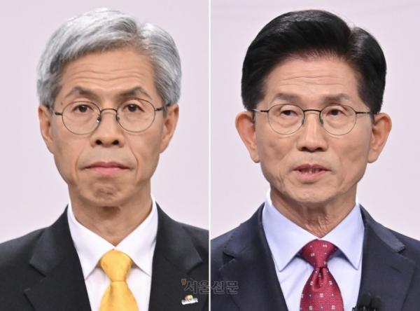 권영국 “윤석열씨 내란 우두머리 인정하나” 김문수 “재판 중, 판단 남아”