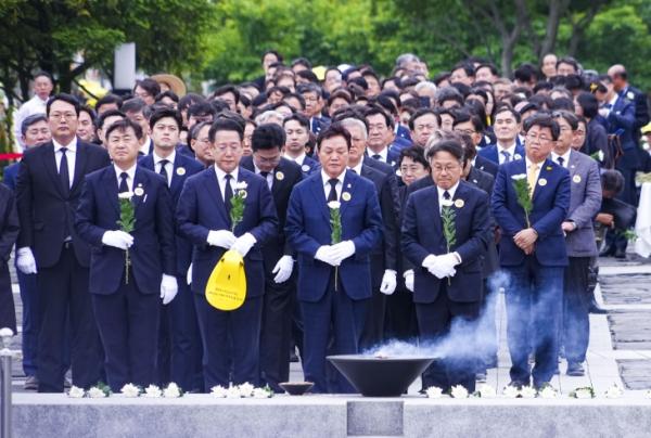 강기정 광주시장, “노무현 대통령 정신 이을 것”