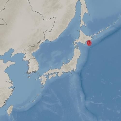 日홋카이도 남쪽 해역 규모 6.1 지진