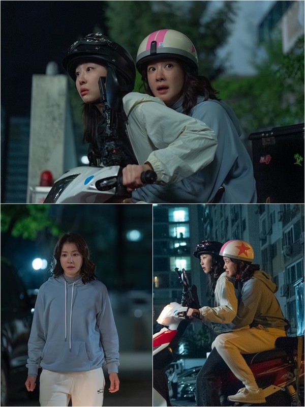 ‘살롱 드 홈즈’&nbsp;이시영-김다솜,&nbsp;배달 오토바이로 빌런 추격전! 걸크러시 폭발