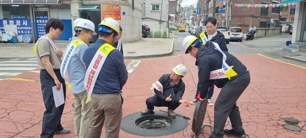 광주도시관리공사, 수해대비 집중강우 중점관리구역 하수관로 합동점검 실시