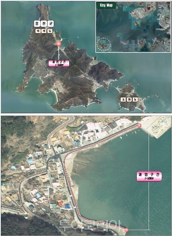 인천시 "덕적도 북리해안 침수방지 사업 본격 지원"
