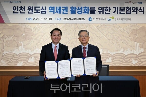 인천시-한국토지주택공사 “원도심 역세권 활성화 나선다”