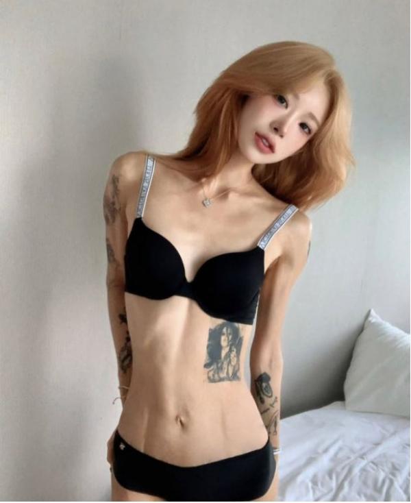 말라도 너무 마른 최준희 몸매...갈비뼈가 그대로 드러나 건강 우려 잇따라