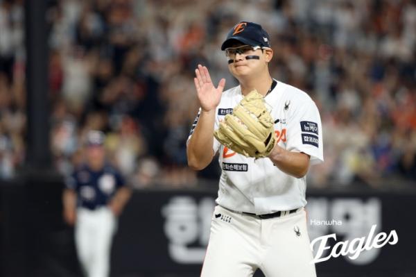 한화 마무리 김서현, 역대 최다 득표로 프로야구 올스타 팬 투표 1위
