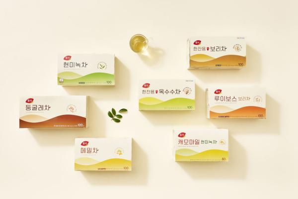 "물보다 맛있는 한 잔" 동서식품, '차(茶)' 패키지 디자인 재단장