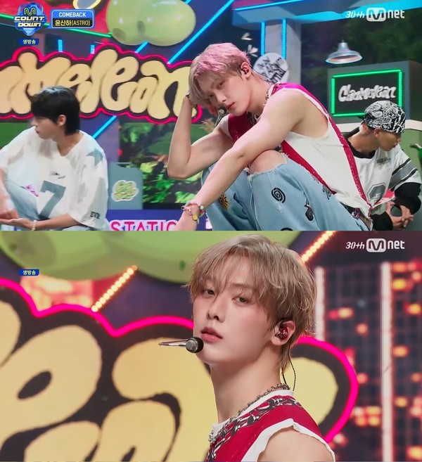 [사진 = Mnet ‘엠카운트다운’ 방송 화면 캡처]