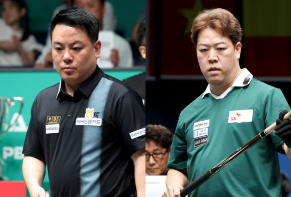 ‘PBA 대표 절친’ 엇갈린 희비… 조재호 웃고, 강동궁 울고