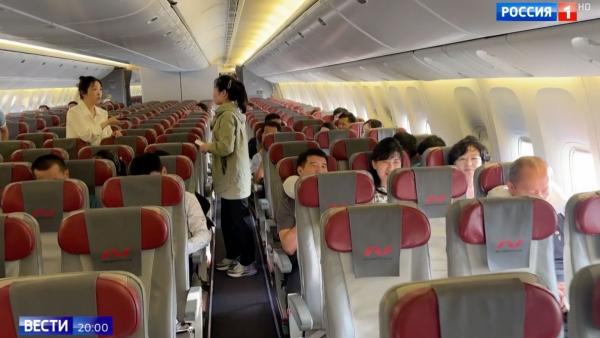 [포착] “매진됐다더니 텅텅”…북러 직항 첫편, 승객 대부분은 북한인