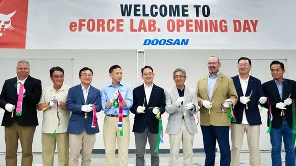 두산밥캣, 배터리 팩 R&D 거점 '이포스랩' 출범… 차세대 기술 개발 본격화