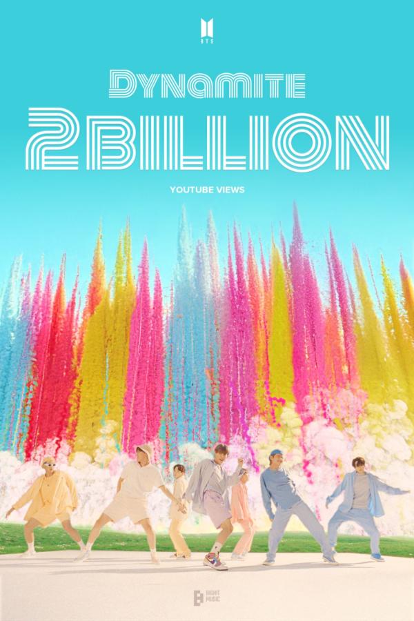 방탄소년단 '다이너마이트' 뮤비 20억뷰 돌파