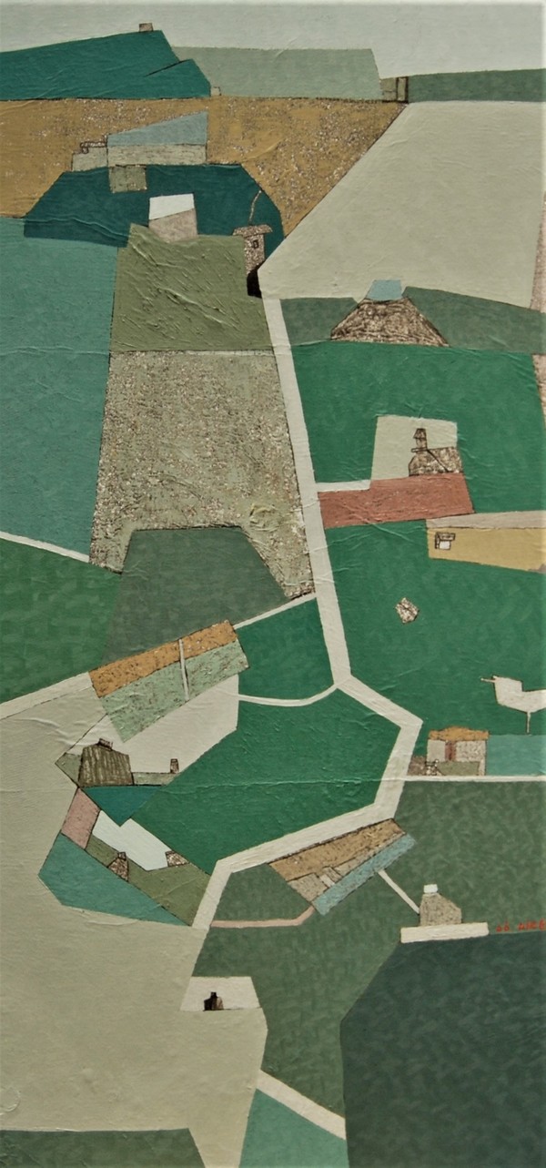 Acts mixed media on canvas 100*50