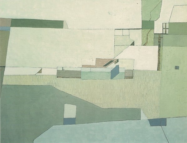 Longing  45*64.5 mixed media on canvas 2002