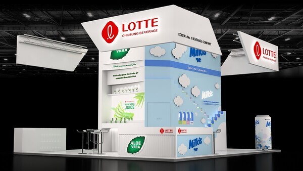 롯데칠성음료 아누가2025 부스 조감도 [출처=롯데칠성음료]