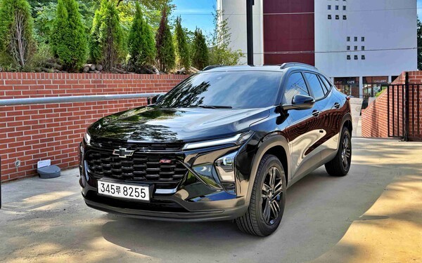 쉐보레 트랙스 크로스오버 RS의 외관 모습.[사진=김태준 기자]