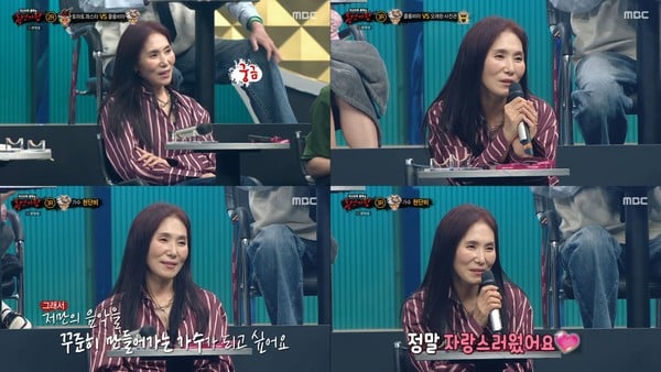 장혜진, '복면가왕' 연예인 판정단 활약! 제자 천단비 등장에 뭉클