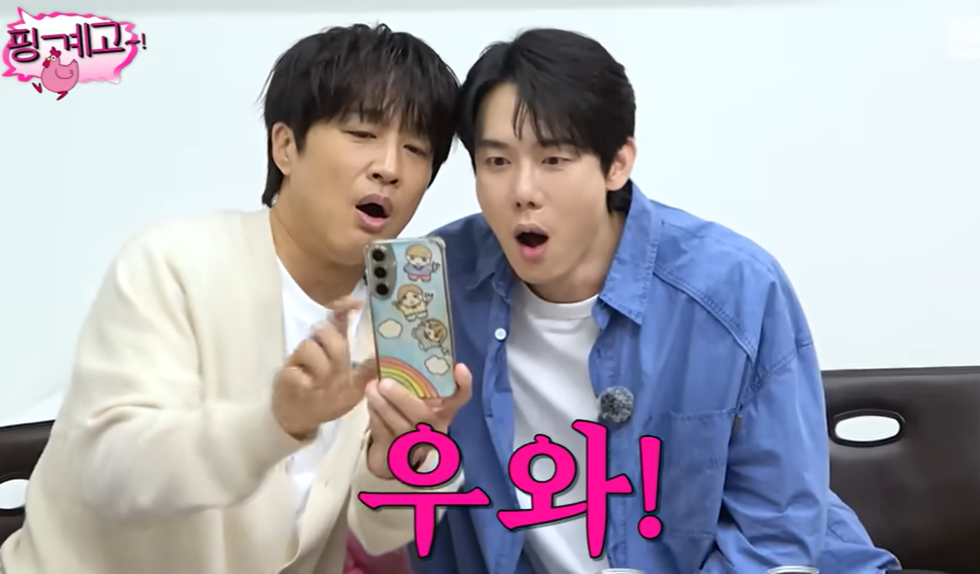 배우 차태현(왼쪽)과 유연석. 유튜브 채널 ‘뜬뜬’ 캡처