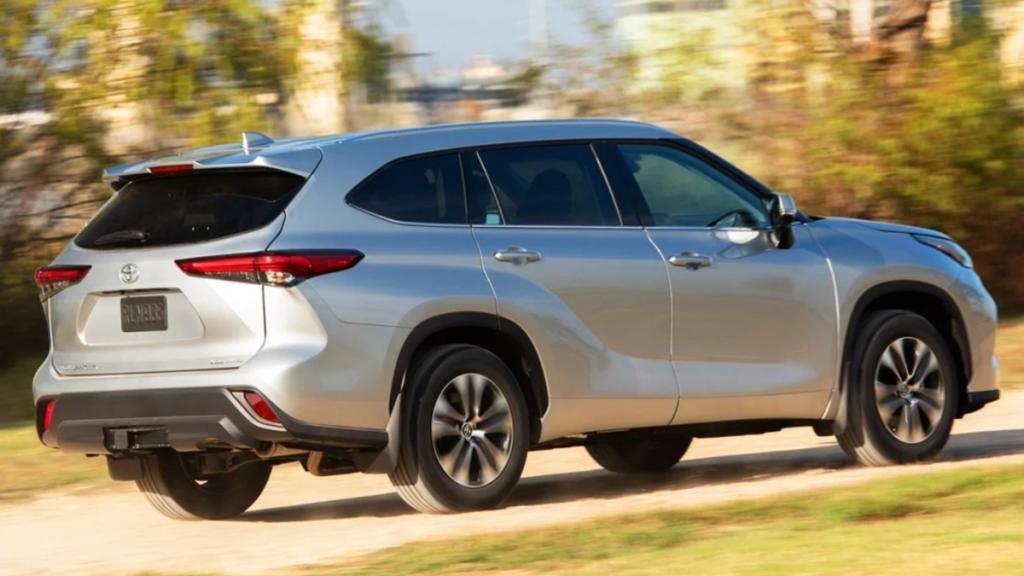 토요타 하이랜더 하이브리드 측면 (출처=토요타)